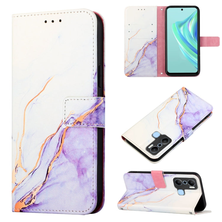 PT003 Marble Pattern Flip Leather Phone Case, For Infinix Hot 20 4G X6826, For Infinix Hot 20 5G X666 X66B, For Infinix Hot 20 Play, For Infinix Hot 20S / 20 Pro X6827