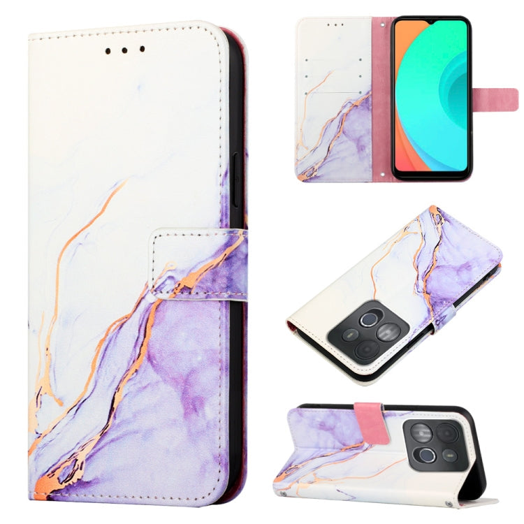 PT003 Marble Pattern Flip Leather Phone Case, For Infinix Smart 7 X6515, For Tecno Pop 6 Pro, For Tecno Pova 4 LG7N, For Tecno Pova 4 Pro LG8N
