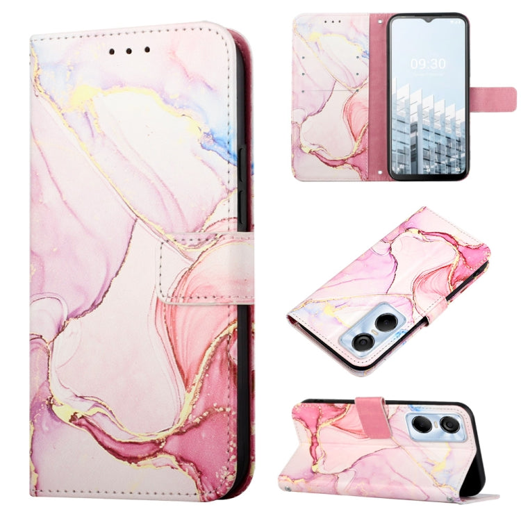 PT003 Marble Pattern Flip Leather Phone Case, For Infinix Smart 7 X6515, For Tecno Pop 6 Pro, For Tecno Pova 4 LG7N, For Tecno Pova 4 Pro LG8N