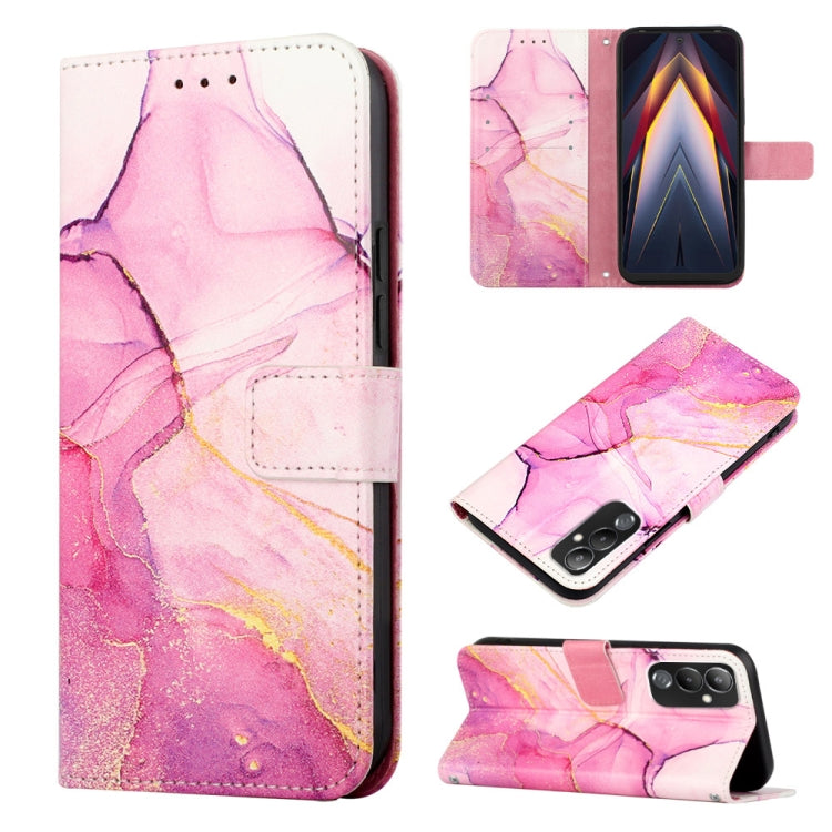 PT003 Marble Pattern Flip Leather Phone Case, For Infinix Smart 7 X6515, For Tecno Pop 6 Pro, For Tecno Pova 4 LG7N, For Tecno Pova 4 Pro LG8N