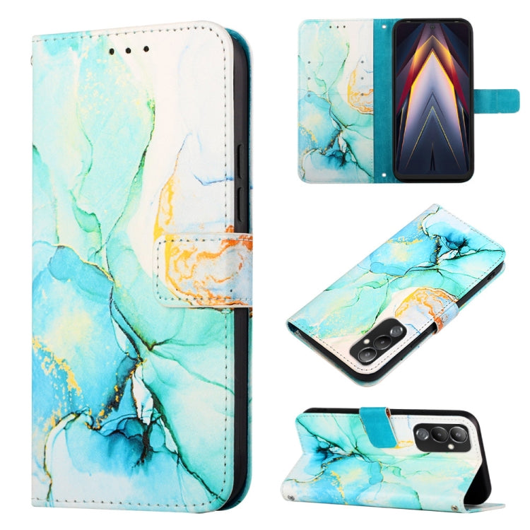 PT003 Marble Pattern Flip Leather Phone Case, For Infinix Smart 7 X6515, For Tecno Pop 6 Pro, For Tecno Pova 4 LG7N, For Tecno Pova 4 Pro LG8N