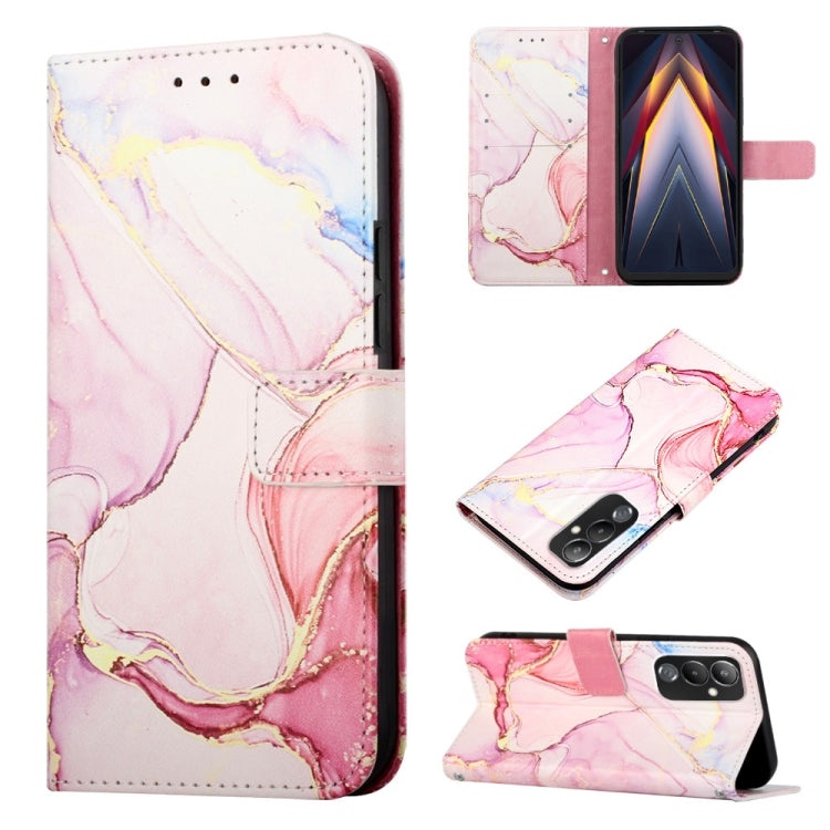 PT003 Marble Pattern Flip Leather Phone Case, For Infinix Smart 7 X6515, For Tecno Pop 6 Pro, For Tecno Pova 4 LG7N, For Tecno Pova 4 Pro LG8N