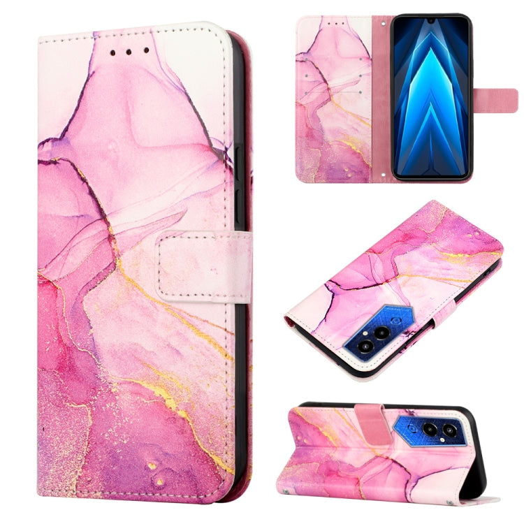 PT003 Marble Pattern Flip Leather Phone Case, For Infinix Smart 7 X6515, For Tecno Pop 6 Pro, For Tecno Pova 4 LG7N, For Tecno Pova 4 Pro LG8N