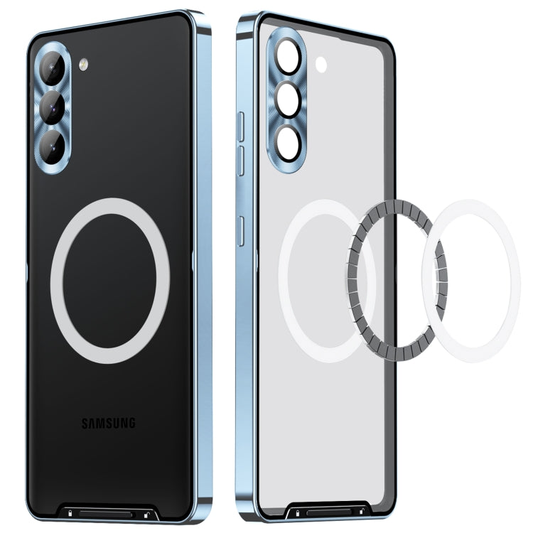 MagSafe Magnetic Frosted Metal Phone Case, For Samsung Galaxy S23 5G, For Samsung Galaxy S23+ 5G, For Samsung Galaxy S23 Ultra 5G