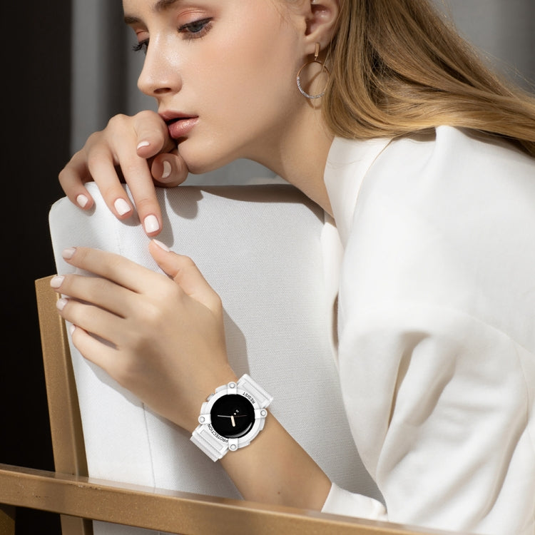 Three-proof Solid Color Integrated Watch Band, For Google Pixel Watch