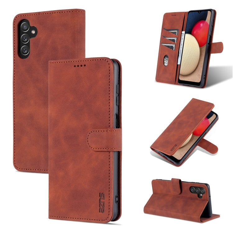 AZNS Skin Feel Calf Texture Flip Leather Phone Case, For Honor 80 SE, For Samsung Galaxy A14 5G, For Samsung Galaxy A34 5G, For Samsung Galaxy A54 5G