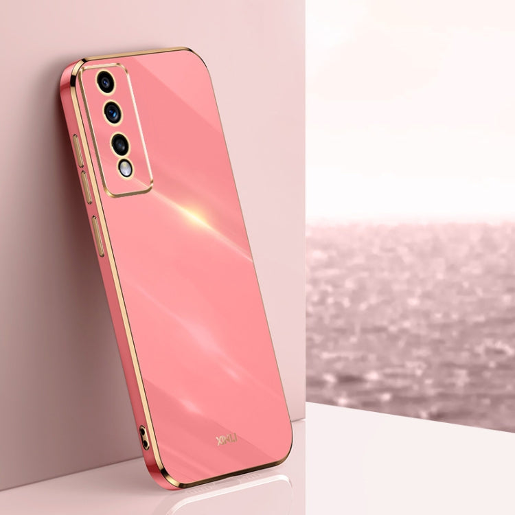 XINLI Straight Edge 6D Electroplate TPU Phone Case, For Honor 80 GT 5G, For Honor 80 Pro Flat