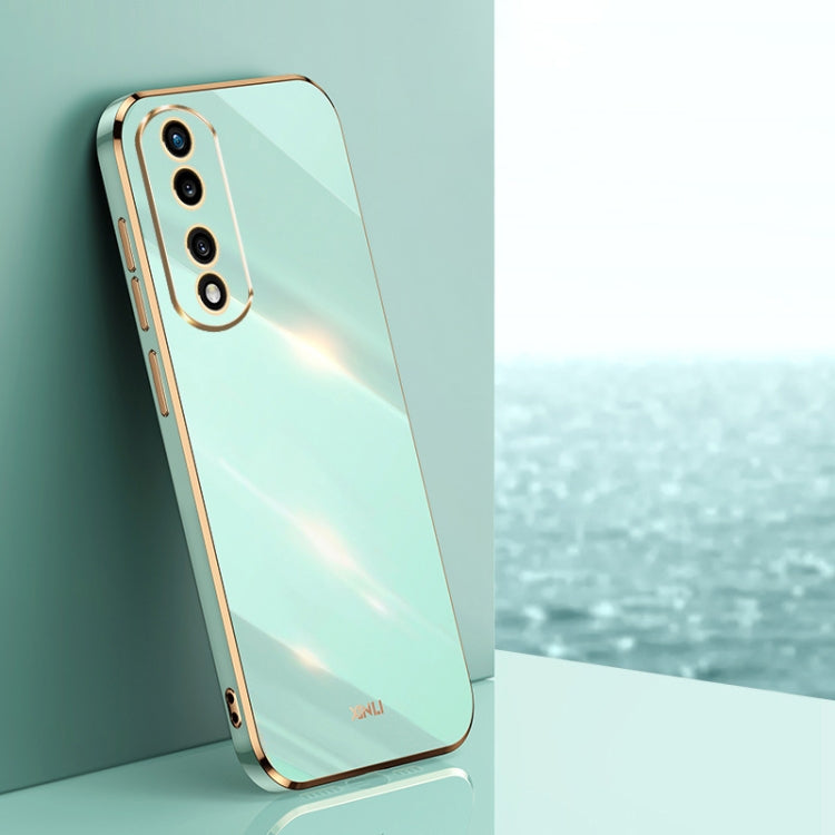 XINLI Straight Edge 6D Electroplate TPU Phone Case, For Honor 80 GT 5G, For Honor 80 Pro Flat