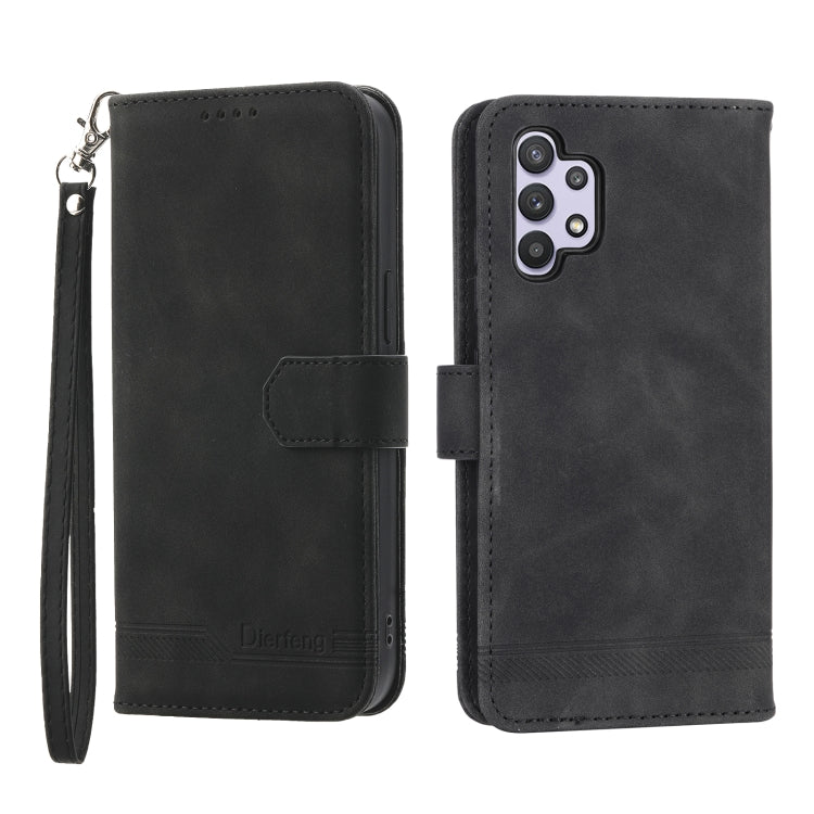 Dierfeng Dream Line TPU + PU Leather Phone Case, For Samsung Galaxy A32 5G, For Samsung Galaxy A52 5G / 4G, For Samsung Galaxy A72 5G / 4G, For Samsung Galaxy A22 4G