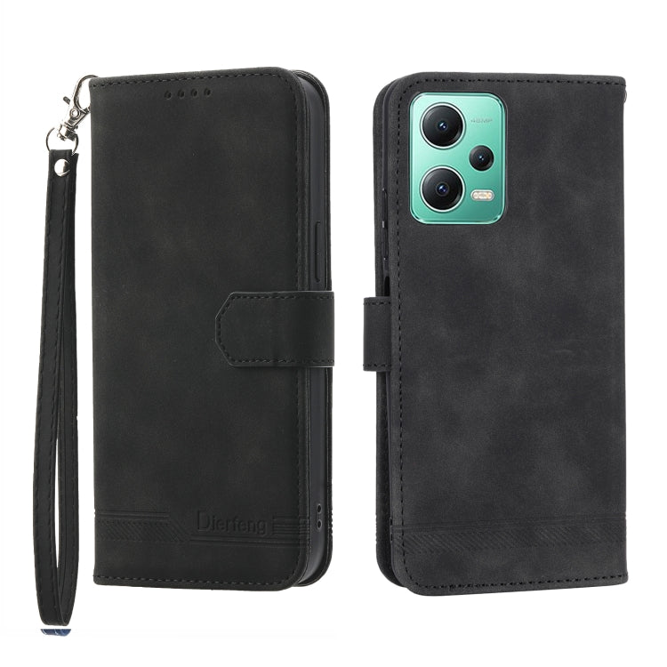 Dierfeng Dream Line TPU + PU Leather Phone Case, For Xiaomi Redmi Note 11 Pro Max, For Xiaomi Redmi A1 4G, For Xiaomi Redmi Note 12 Global, For Xiaomi Redmi Note 12 Pro 5G Global