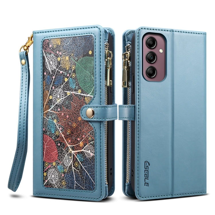 ESEBLE Star Series Lanyard Zipper Wallet RFID Leather Case, For Samsung Galaxy A54 5G, For Samsung Galaxy A14 5G