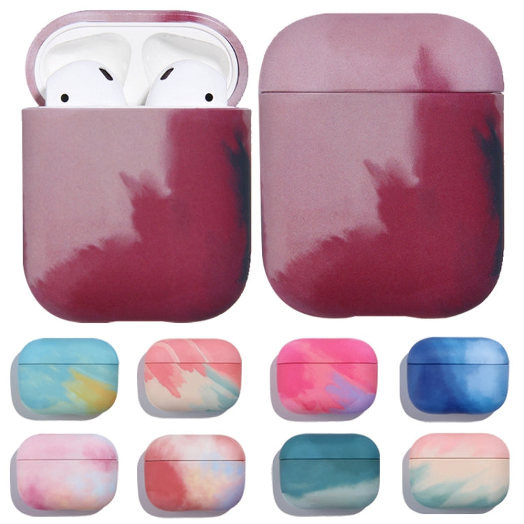 Ink Painting Water Sticker PC Earphone Case, For AirPods 1 / 2