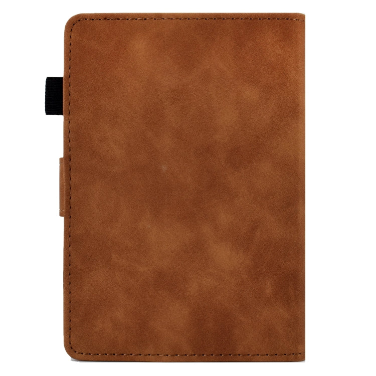 Peony Butterfly Embossed Leather Smart Tablet Case, For Amazon Kindle 11th 2024 / 2022, For Amazon Kindle Fire HD10 2021, For Amazon Kindle Fire HD8 2022, For Amazon Kindle Fire HD8 2018/2017/2016