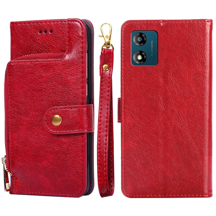 Zipper Bag Leather Phone Case, For Motorola Moto E13 4G, For OPPO A17k, For OPPO Reno8 T 4G, For Xiaomi Poco X5 Pro / Redmi Note 12 Pro Speed, For Honor X9a 5G
