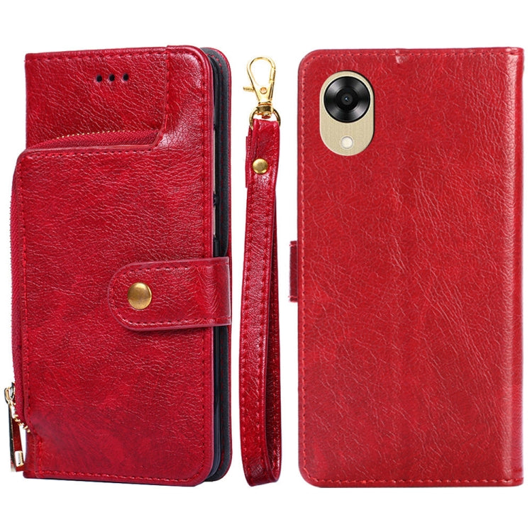 Zipper Bag Leather Phone Case, For Motorola Moto E13 4G, For OPPO A17k, For OPPO Reno8 T 4G, For Xiaomi Poco X5 Pro / Redmi Note 12 Pro Speed, For Honor X9a 5G