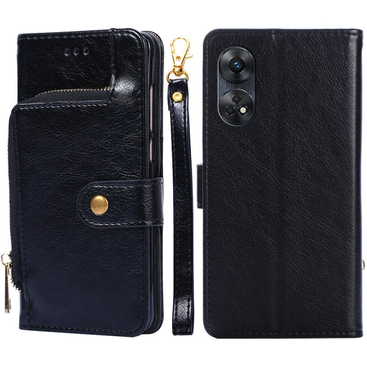 Zipper Bag Leather Phone Case, For Motorola Moto E13 4G, For OPPO A17k, For OPPO Reno8 T 4G, For Xiaomi Poco X5 Pro / Redmi Note 12 Pro Speed, For Honor X9a 5G