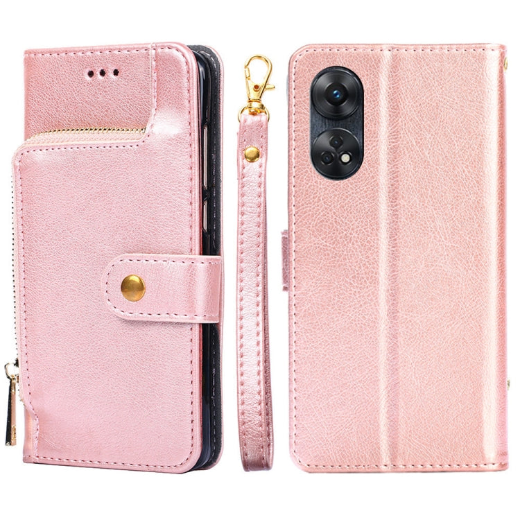 Zipper Bag Leather Phone Case, For Motorola Moto E13 4G, For OPPO A17k, For OPPO Reno8 T 4G, For Xiaomi Poco X5 Pro / Redmi Note 12 Pro Speed, For Honor X9a 5G