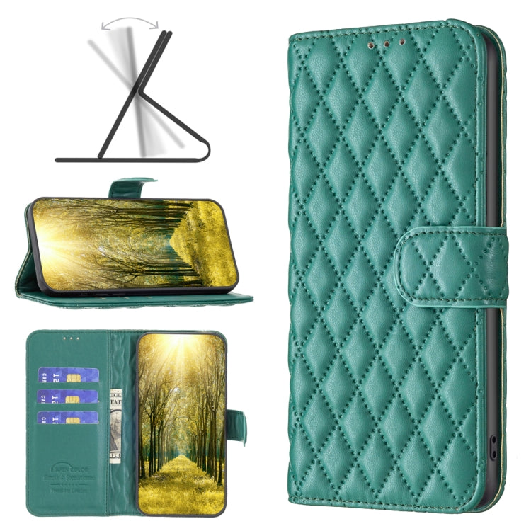 Diamond Lattice Wallet Leather Flip Phone Case, For Xiaomi Poco F5 5G / Redmi Note 12 Turbo