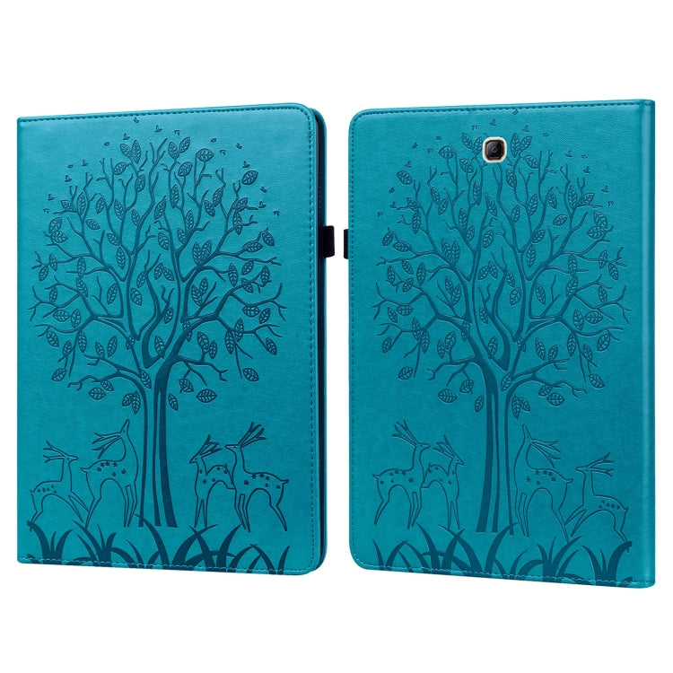 Tree & Deer Pattern Embossed Leather Tablet Case, For Samsung Galaxy Tab S5e, For Samsung Galaxy Tab A 9.7 T550 / T555