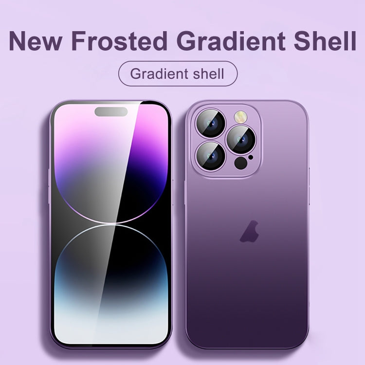 Skin Feel Frosted Gradient Phone Case, For iPhone 14 Plus, For iPhone 13 Pro Max, For iPhone 13 Pro