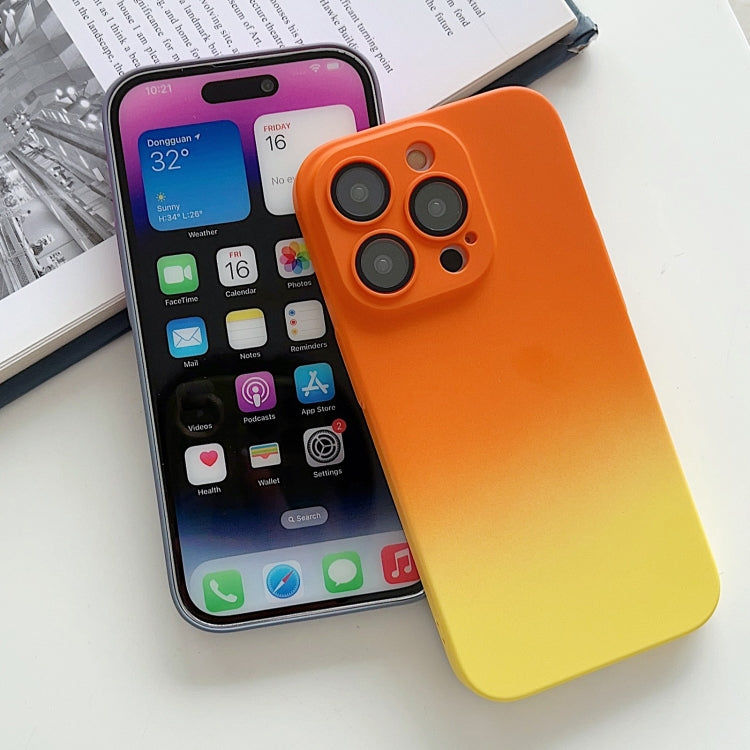 Skin Feel Gradient Phone Case, For iPhone 14 Plus, For iPhone 13 Pro, For iPhone 13, For iPhone 12 Pro Max