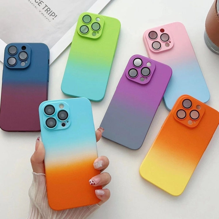 Skin Feel Gradient Phone Case, For iPhone 12 Pro, For iPhone 12, For iPhone 13 Pro Max