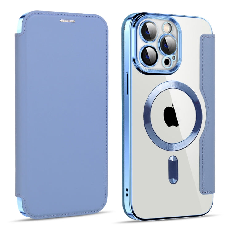 MagSafe Magnetic RFID Anti-theft Leather Phone Case, For iPhone 14 Pro Max, For iPhone 14 Pro, For iPhone 14