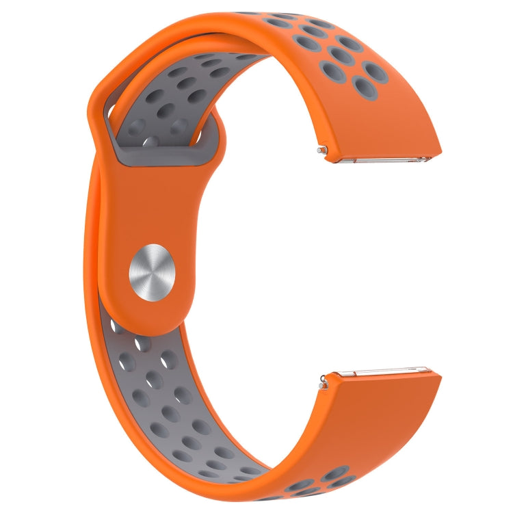 For Fitbit Versa Two-tone Silicone Replacement Wrist Strap Watchband