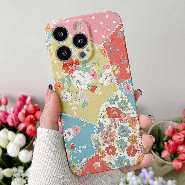 Water Sticker Flower Pattern PC Phone Case, For iPhone 11 Pro Max, For iPhone 11 Pro