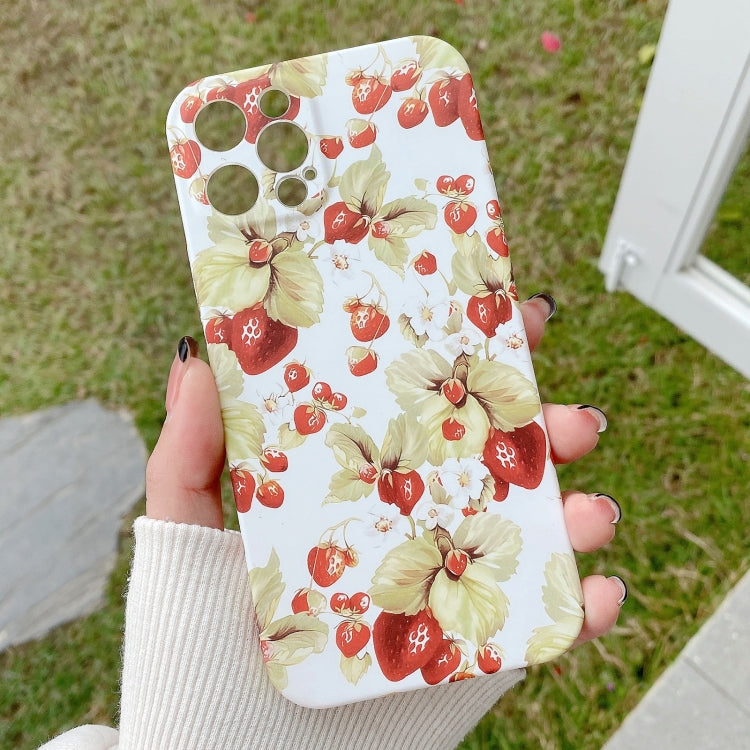 Water Sticker Flower Pattern PC Phone Case, For iPhone 11 Pro Max, For iPhone 11 Pro