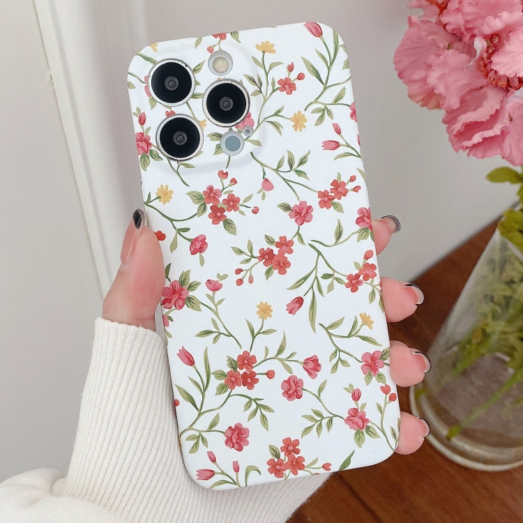 Water Sticker Flower Pattern PC Phone Case, For iPhone 11 Pro Max, For iPhone 11 Pro