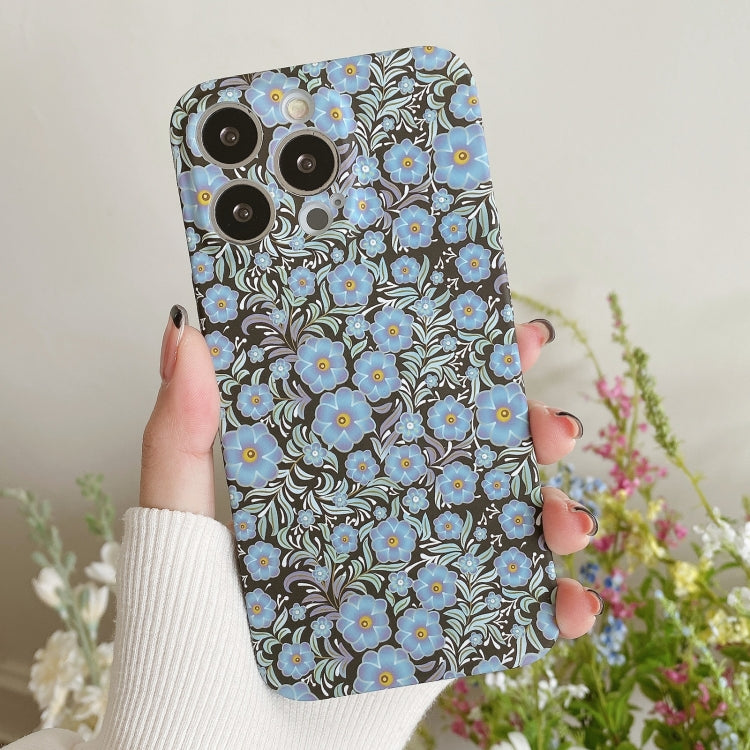 Water Sticker Flower Pattern PC Phone Case, For iPhone 11 Pro Max, For iPhone 11 Pro