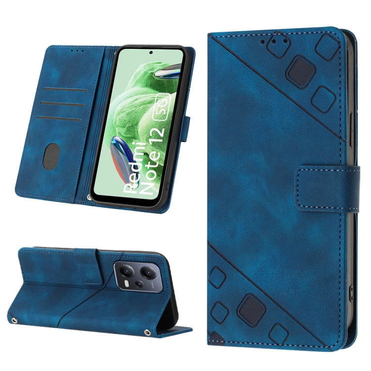 Skin-feel Embossed Leather Phone Case, For Xiaomi Poco X5 5G, For Xiaomi Poco X5 Pro 5G / Redmi Note 12 Pro Speed, For Sony XPreia ACE  III, For Sony XPreia 5 IV