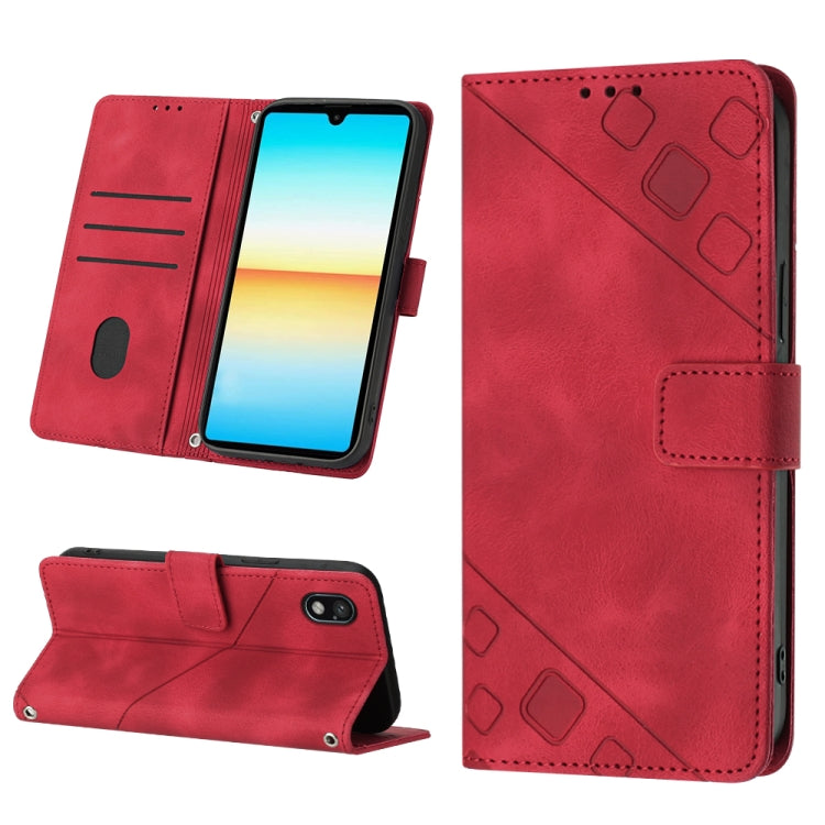 Skin-feel Embossed Leather Phone Case, For Xiaomi Poco X5 5G, For Xiaomi Poco X5 Pro 5G / Redmi Note 12 Pro Speed, For Sony XPreia ACE  III, For Sony XPreia 5 IV