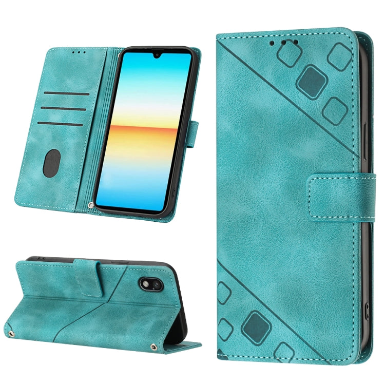 Skin-feel Embossed Leather Phone Case, For Xiaomi Poco X5 5G, For Xiaomi Poco X5 Pro 5G / Redmi Note 12 Pro Speed, For Sony XPreia ACE  III, For Sony XPreia 5 IV