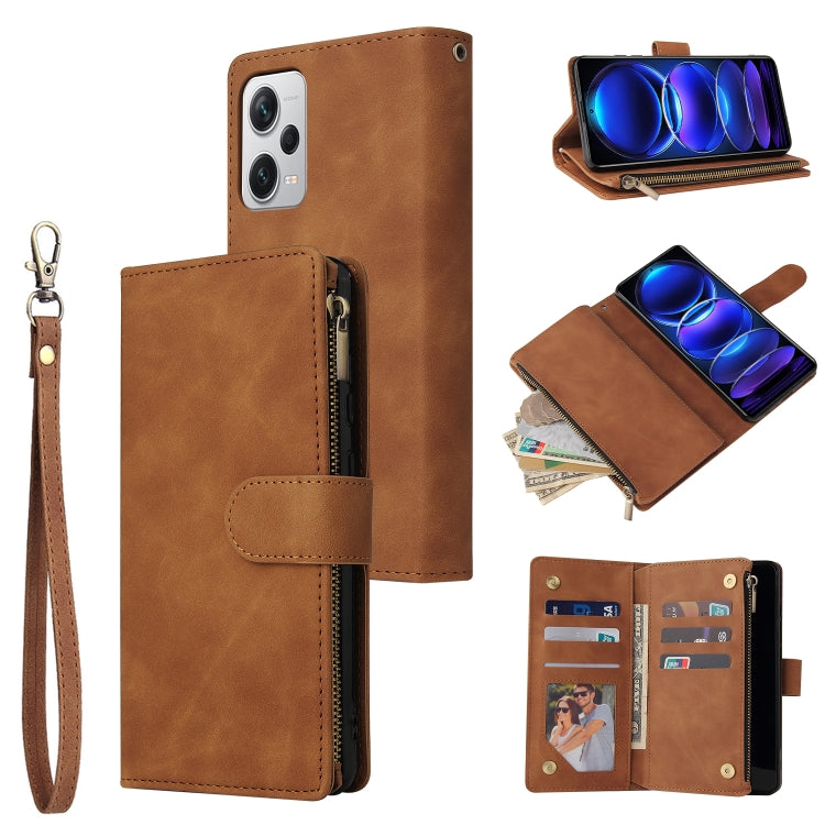 Multifunctional Multi-Card Wallet Phone Leather Case, For Xiaomi Redmi Note 12 Pro+ 5G, For Xiaomi 12T / 12T Pro, For Google Pixel 7A