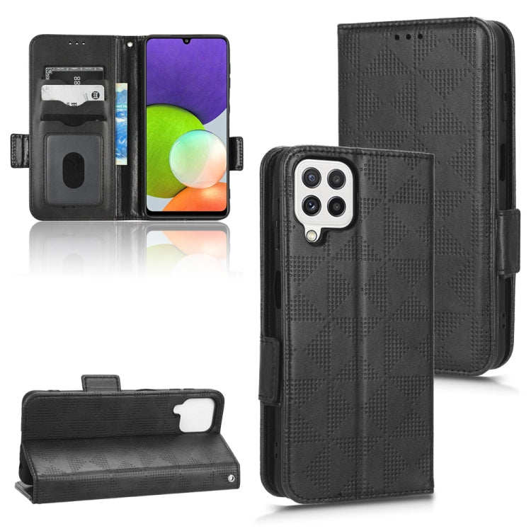 Symmetrical Triangle Leather Phone Case, For Samsung Galaxy A12 / M12, For Samsung Galaxy A13 4G, For Samsung Galaxy A13 5G, For Samsung Galaxy A14 4G