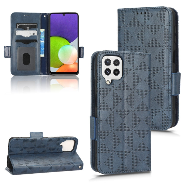 Symmetrical Triangle Leather Phone Case, For Samsung Galaxy A12 / M12, For Samsung Galaxy A13 4G, For Samsung Galaxy A13 5G, For Samsung Galaxy A14 4G