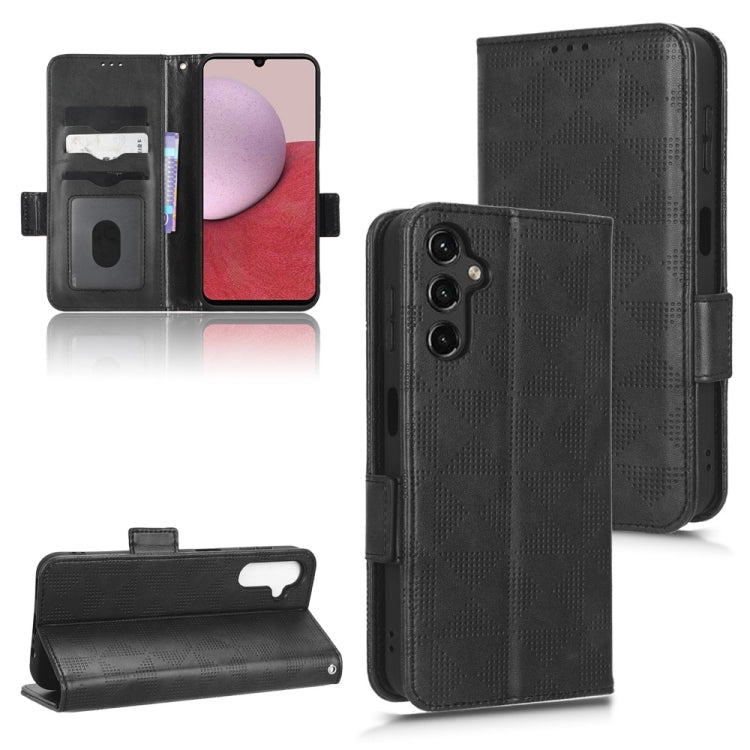 Symmetrical Triangle Leather Phone Case, For Samsung Galaxy A12 / M12, For Samsung Galaxy A13 4G, For Samsung Galaxy A13 5G, For Samsung Galaxy A14 4G