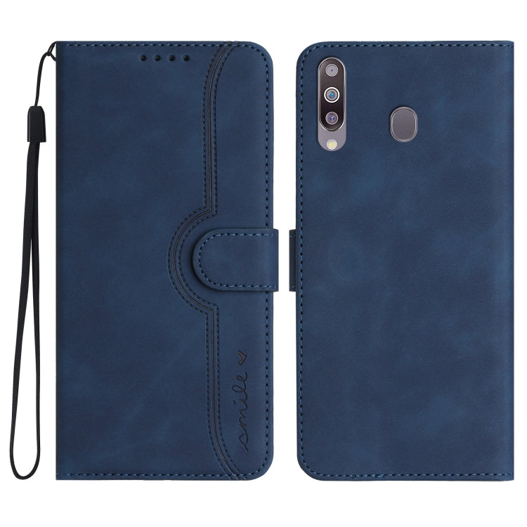 Heart Pattern Skin Feel Leather Phone Case, For Samsung Galaxy A20/A30, For Samsung Galaxy A20e/A10e, For Samsung Galaxy A20s, For Samsung Galaxy A21 EU Version