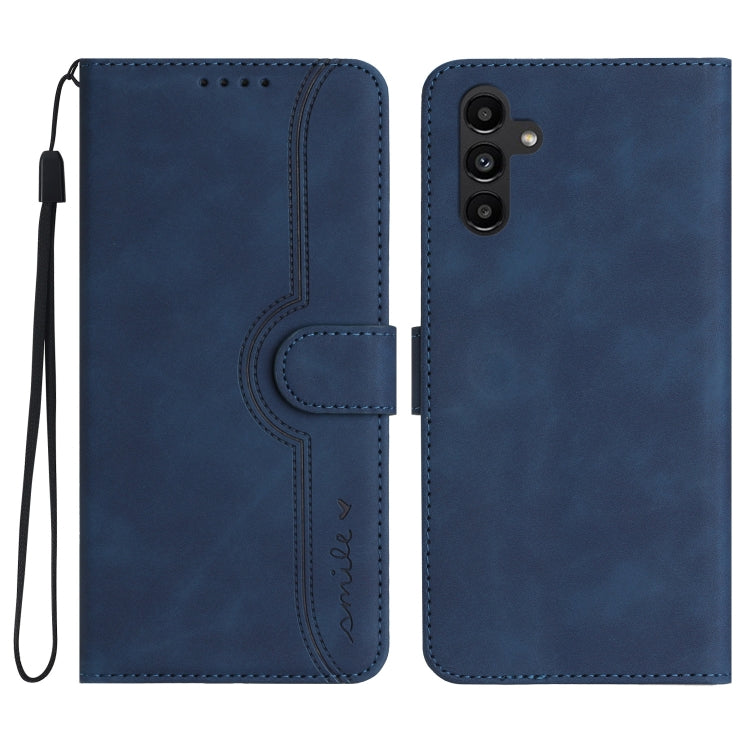Heart Pattern Skin Feel Leather Phone Case, For Samsung Galaxy A34 5G, For Samsung Galaxy A40, For Samsung Galaxy A41, For Samsung Galaxy A42 5G