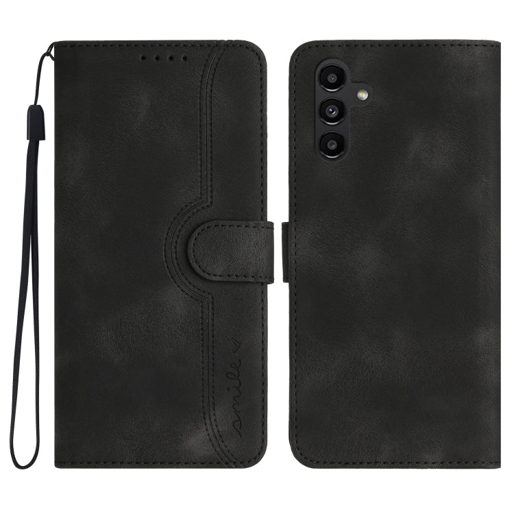 Heart Pattern Skin Feel Leather Phone Case, For Samsung Galaxy A34 5G, For Samsung Galaxy A40, For Samsung Galaxy A41, For Samsung Galaxy A42 5G