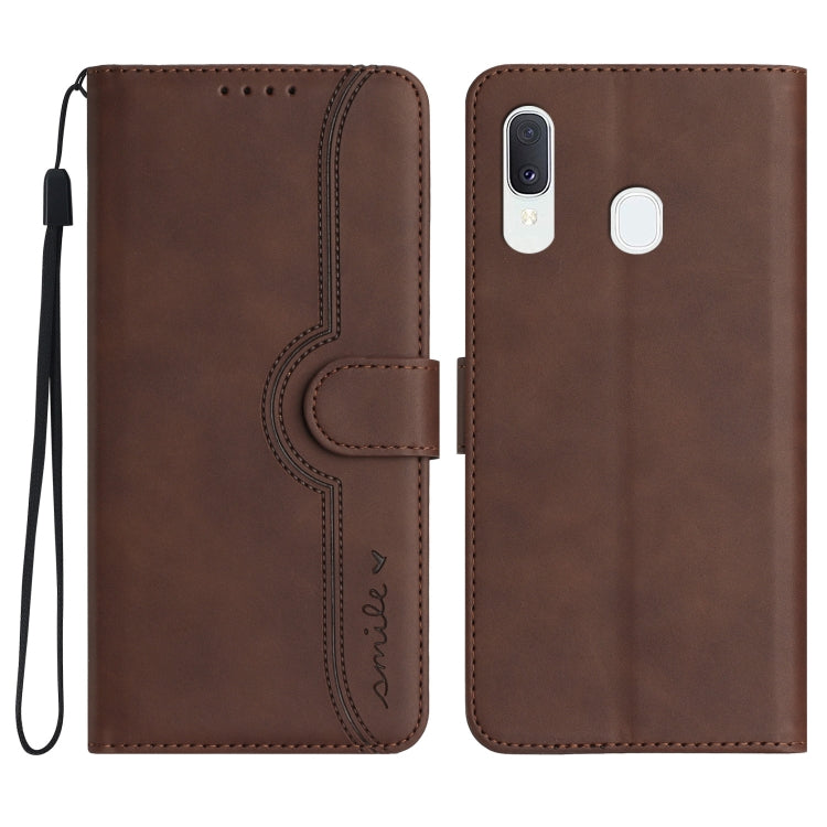 Heart Pattern Skin Feel Leather Phone Case, For Samsung Galaxy A34 5G, For Samsung Galaxy A40, For Samsung Galaxy A41, For Samsung Galaxy A42 5G