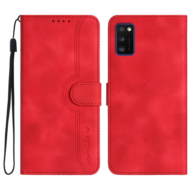 Heart Pattern Skin Feel Leather Phone Case, For Samsung Galaxy A34 5G, For Samsung Galaxy A40, For Samsung Galaxy A41, For Samsung Galaxy A42 5G