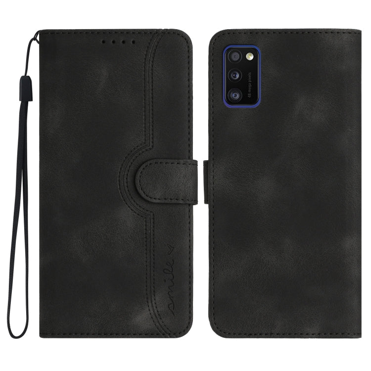 Heart Pattern Skin Feel Leather Phone Case, For Samsung Galaxy A34 5G, For Samsung Galaxy A40, For Samsung Galaxy A41, For Samsung Galaxy A42 5G