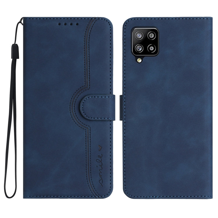 Heart Pattern Skin Feel Leather Phone Case, For Samsung Galaxy A34 5G, For Samsung Galaxy A40, For Samsung Galaxy A41, For Samsung Galaxy A42 5G