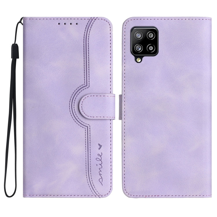 Heart Pattern Skin Feel Leather Phone Case, For Samsung Galaxy A34 5G, For Samsung Galaxy A40, For Samsung Galaxy A41, For Samsung Galaxy A42 5G