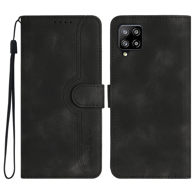 Heart Pattern Skin Feel Leather Phone Case, For Samsung Galaxy A34 5G, For Samsung Galaxy A40, For Samsung Galaxy A41, For Samsung Galaxy A42 5G