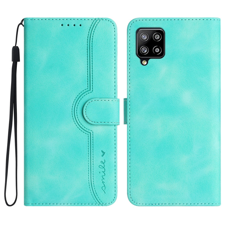 Heart Pattern Skin Feel Leather Phone Case, For Samsung Galaxy A34 5G, For Samsung Galaxy A40, For Samsung Galaxy A41, For Samsung Galaxy A42 5G
