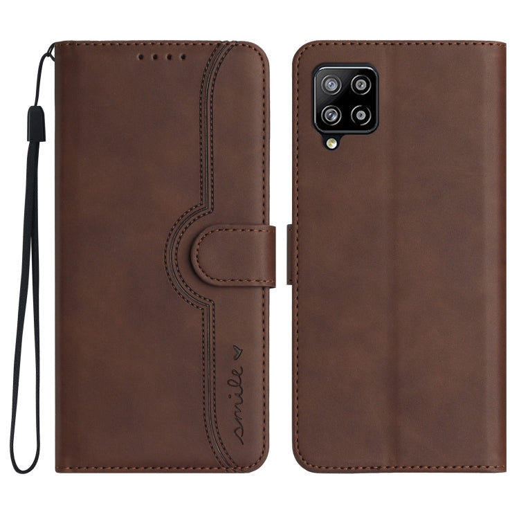 Heart Pattern Skin Feel Leather Phone Case, For Samsung Galaxy A34 5G, For Samsung Galaxy A40, For Samsung Galaxy A41, For Samsung Galaxy A42 5G